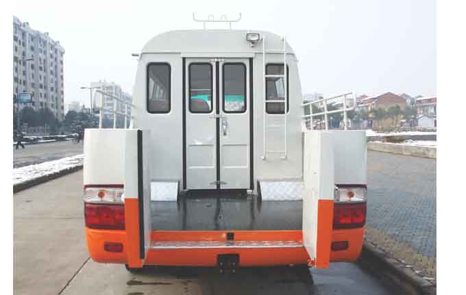 江淮6米9座汽油機(jī)電力工程車(國(guó)四)